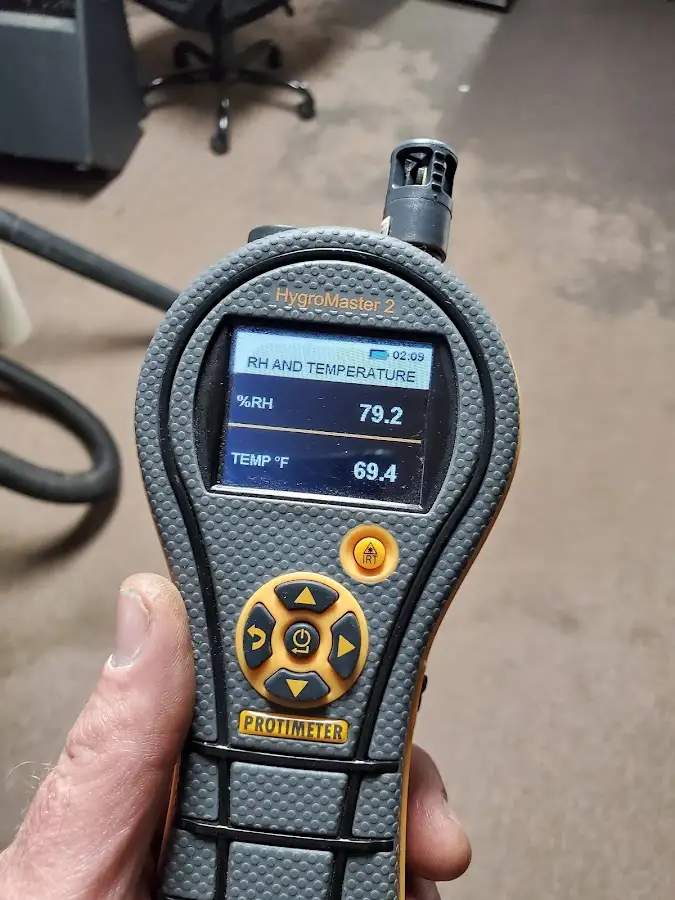 Moisture meter humidity assessment for Mold Remediation & Removal in Blakely