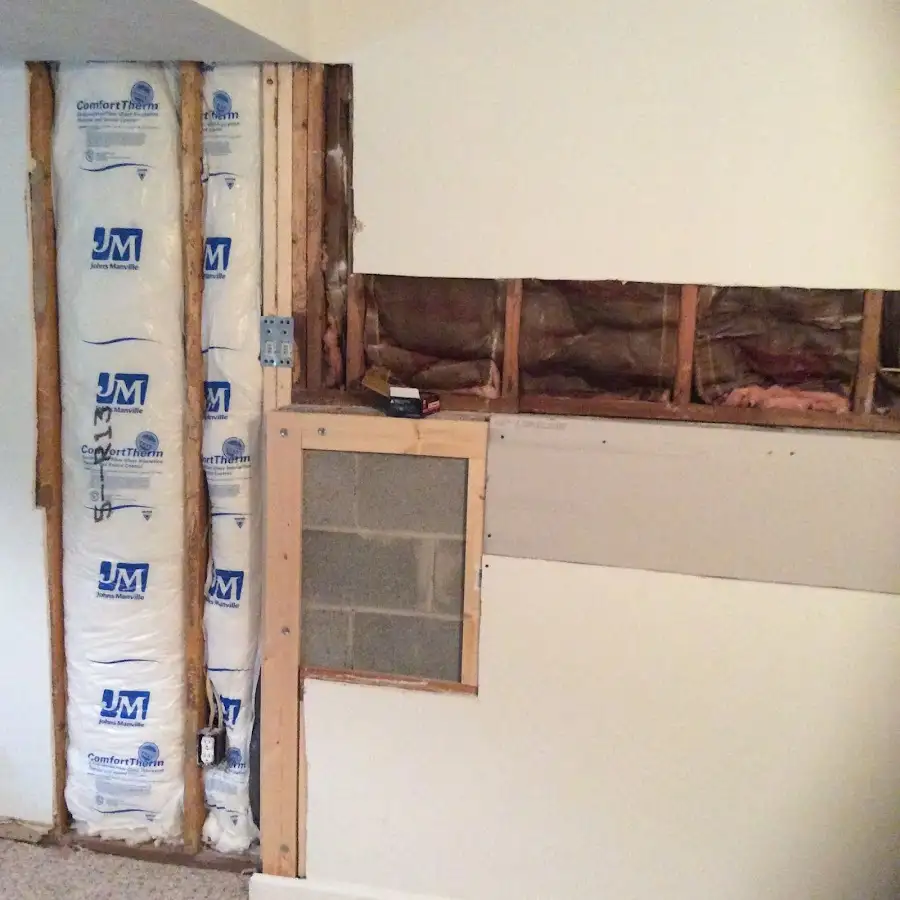 Wall insulation replacement during Contents Cleaning & Restoration in Blakely